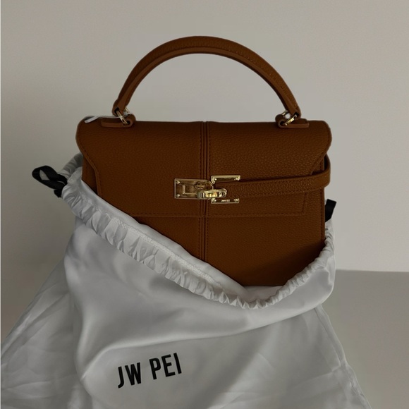 JW PEI Brown Satchel with Gold Accents NWT - Picture 12 of 12